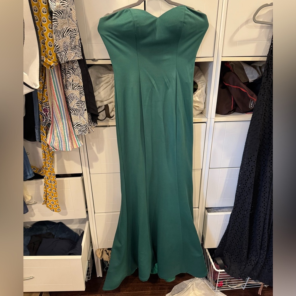 PROM Aria Couture Green Prom Dress